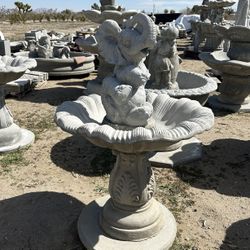 New Water Fountain Made Out Of Cement Perfect Gift 