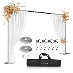 Backdrop Stand Heavy Duty, 8.5x10ft Adjustable 