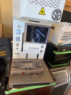 Cellphone Laser Screen machine Backglass and Engraving