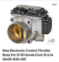 2012-2015 Honda Civic SI Electonic Control Throttle