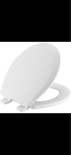 BEMIS 1500TTT 000 White Elongated Toilet Seat NEW