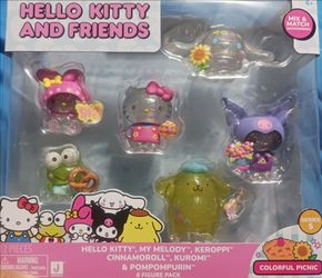 Hello kitty and friends mini figures