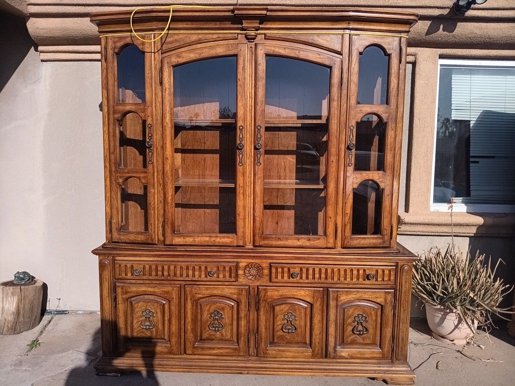 Wooden China Cabinet