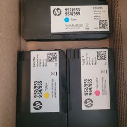 HP Ink 952 953 954 955 Yellow F6U22A Cyan F6U20A Magenta F6U21A