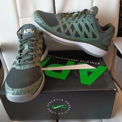 Vision Low Athletic Propulsion Labs Soft Green/Gold/Mist Sz 9 New NIB.