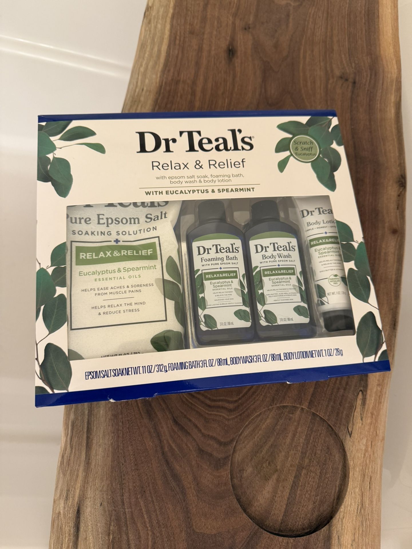 Dr. Teals Epsom Salt Bath Set (unopened) 