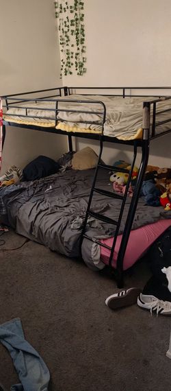 Bunk beds and dresser