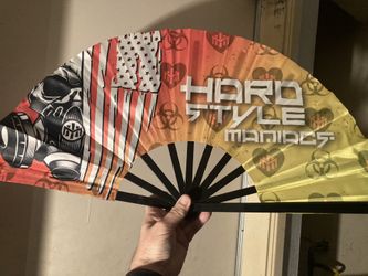 Hard Style Maniacs Rave Hand Held Fan