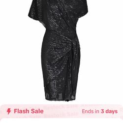 Grace Karin Sequin Wrap Dress