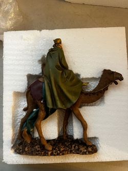 Nativity Scene Wise Man on Camel Figurine