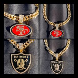 49ers And Raiders Chains!!!!!