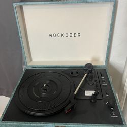 Wockoder Suitcase Record Player