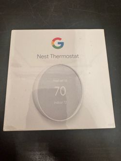 Google Nest Smart Thermostat GA01334-US White New Sealed
