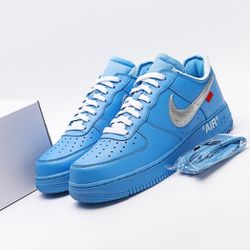 Nike Air Force 1 Low Off White Mca University Blue 7