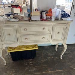 Vintage style dresser long legs.