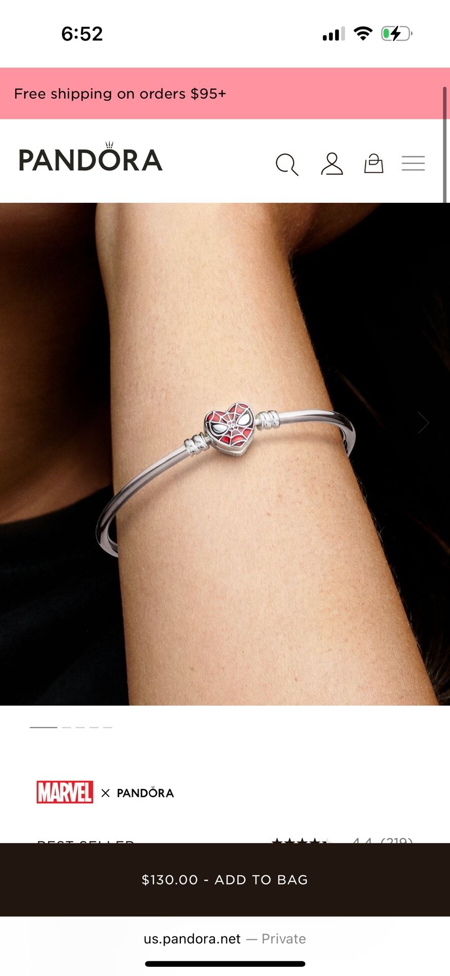 Pandora bracelet