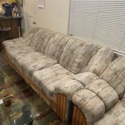 Wooden Sofa Set