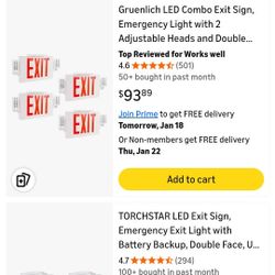 Gruenlich Led Exit Sign