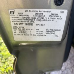 2001 Chevrolet Tahoe