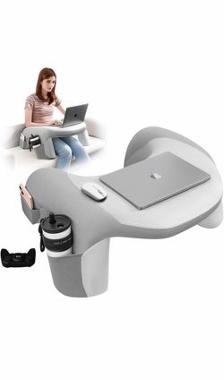 Lap Desk Reading Pillow for Bed, Lap Desk for Laptop, Memory Foam Arm Rest Support Bed Rest LIKE NEW!