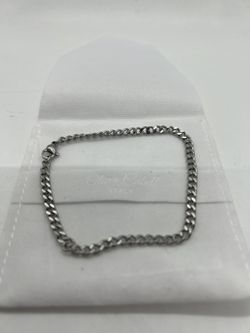 Oliver Cabell 4-mm Cuban Link Bracelet - Sterling Silver
