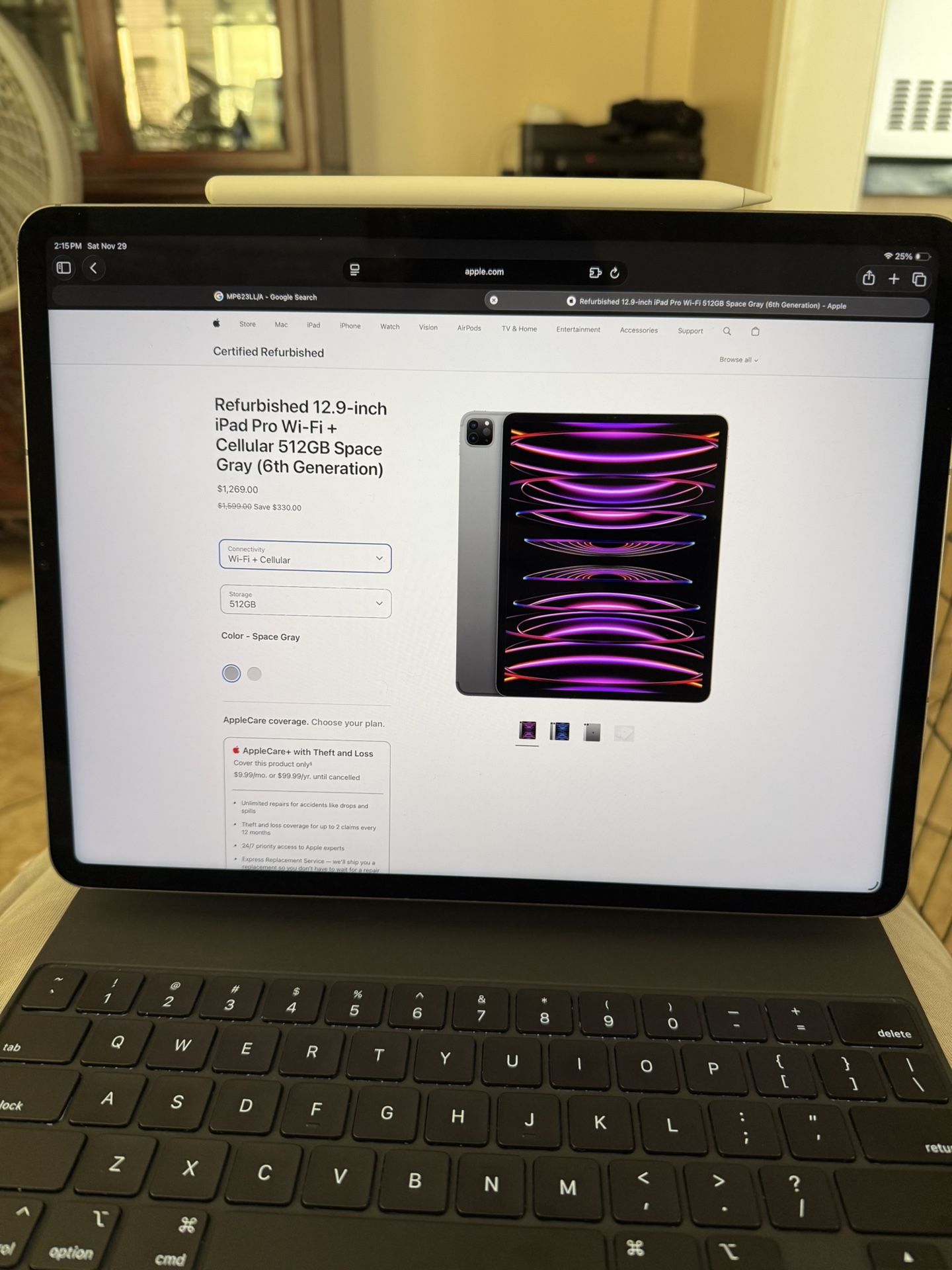 iPad Pro 12.9 M2 512GB WiFi+Cellular + Apple Magic Keyboard + Apple Pencil 2