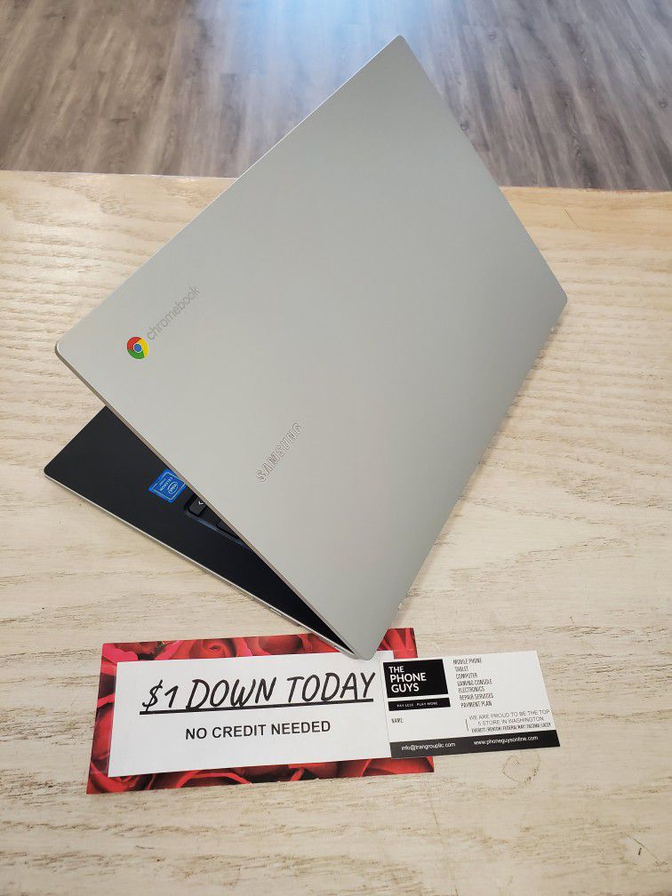 Samsung Galaxy Chromebook Go 14in - $1 Down Today - NO CREDIT Needed
