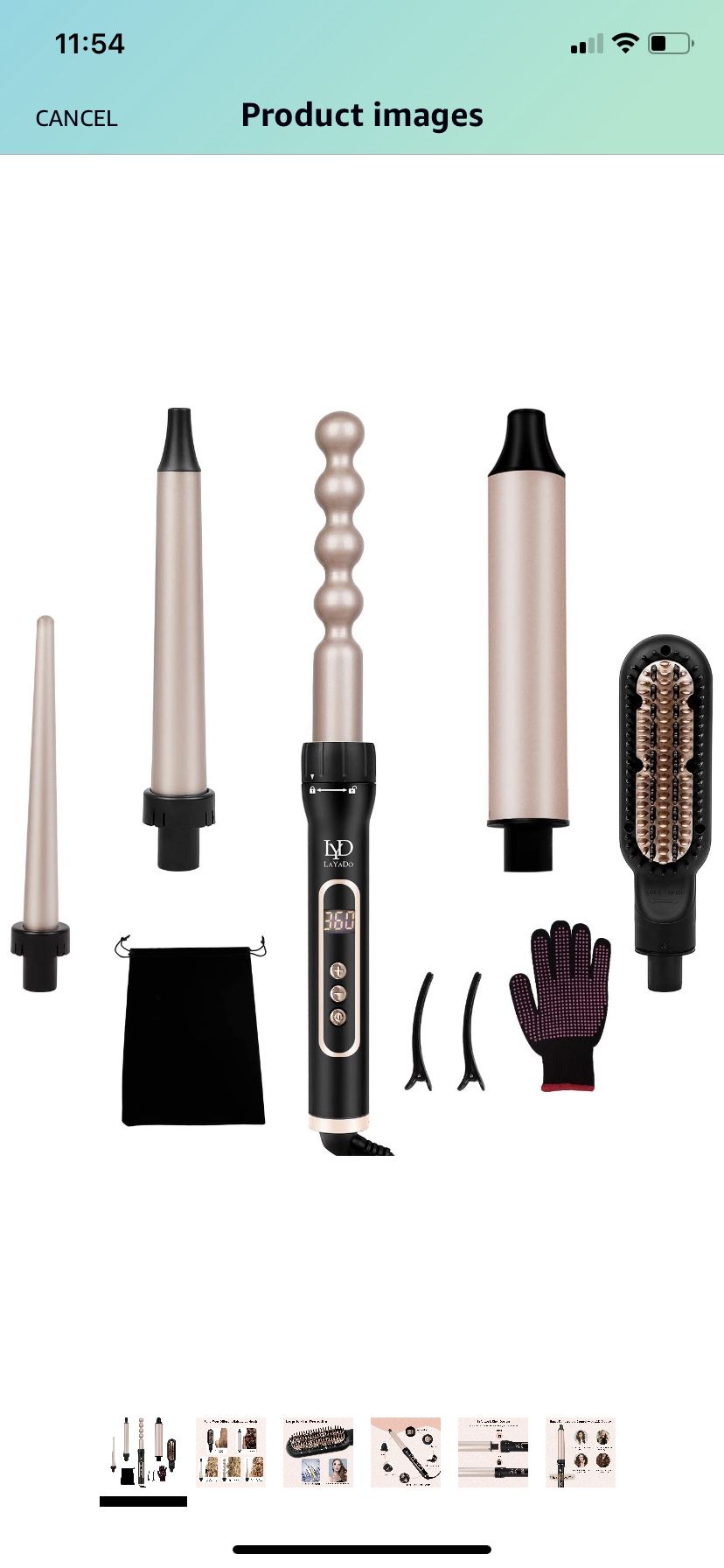 5 in 1 curling iron     //