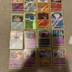 Variety Of Halo/Reverse Halo Pokémon Cards