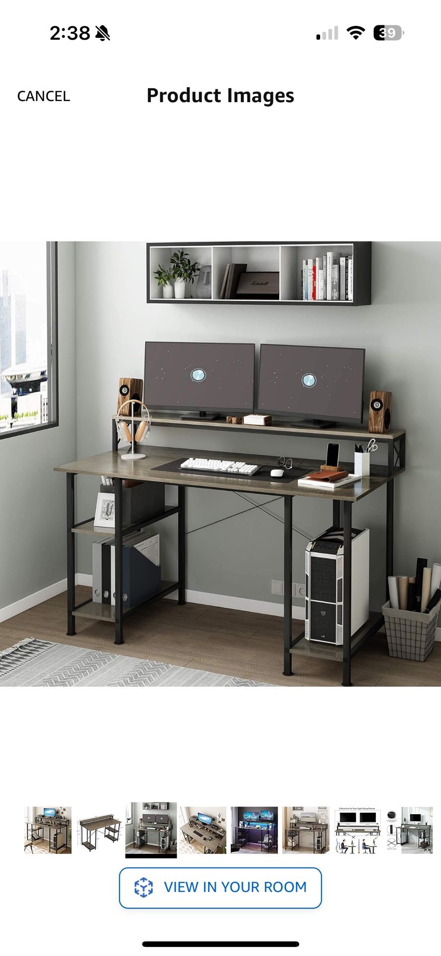 55” Desk