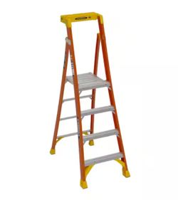 NEW  Ladder Podium+ by Werner,  6ft equivalent, stand at 4ft, reach to 10ft, Type1A 300 lbs