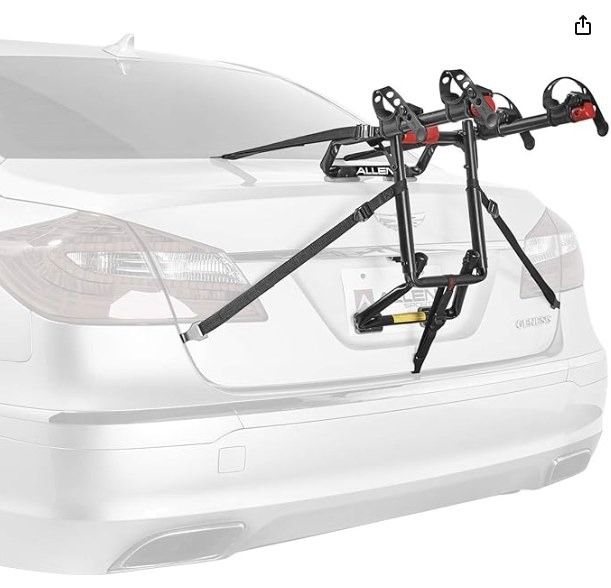 Allen Sports Premier 2-Bike Trunk Rack, Model S102, Black