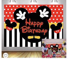 Mickey Birthday Banner