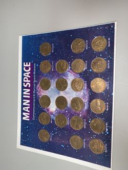Man In Space Collector Coins