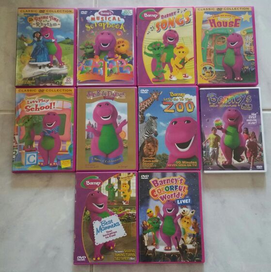 10 Barney DVD Collection