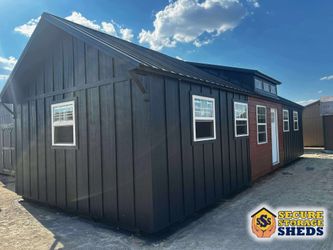 16x44 Cottage Shed – Board & Batten