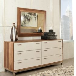 Dresser, Nightstand, Mirror 