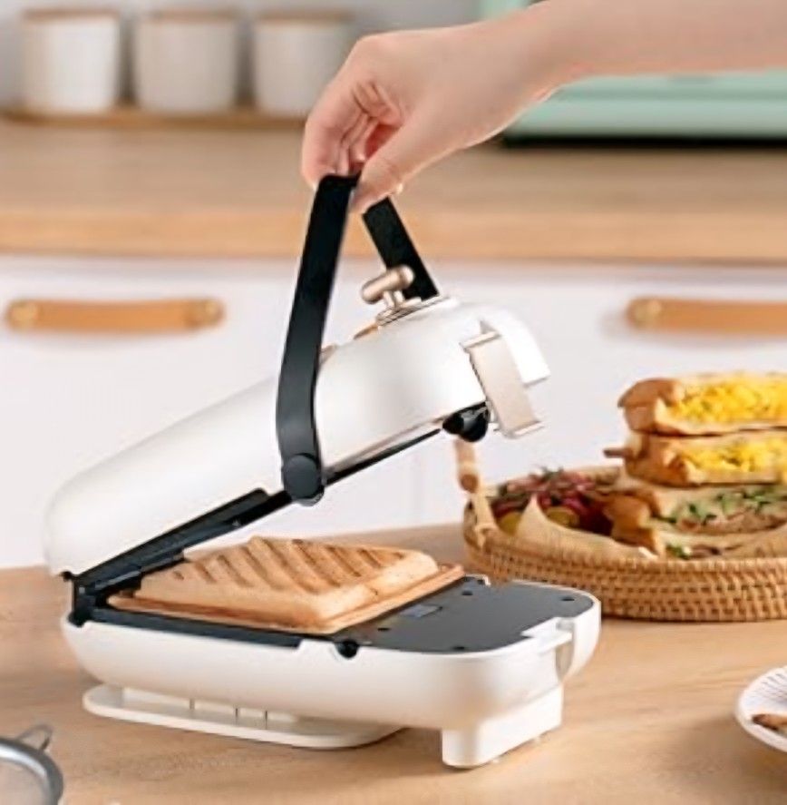 Painini Press With Timer, 2 in 1 Sandwich Maker & Waffle Maker
