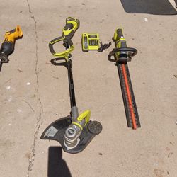 Ryobi 24V Hedge Trimmer & Lawn Edger