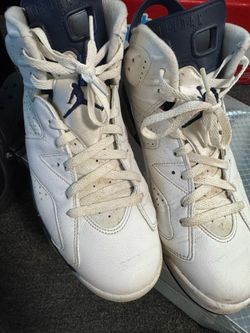 Jordan 6 white trainers. Size US 11.5 #sneakers #jordan