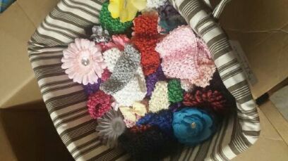Hair bows and headbands