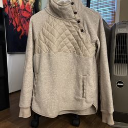 Abercrombie snap Up Fleece Small