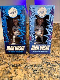 2 Dodgers bobble head Alex Vesia $30 each