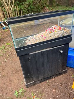 35 gallon fish tank with stand