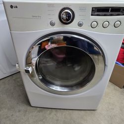 LG Dryer DLE2305W 7.3 cu. ft. Ultra Large Capacity Dryer with Dual LED Display (Electric)