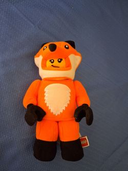 Lego Fox Costume Girl figure plushie