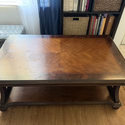 Ashley Furniture Wooden Coffee Table 