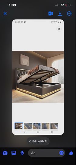 New bed frame full size