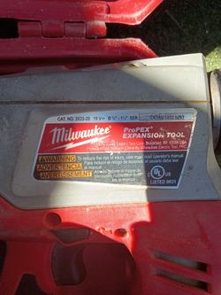 Milwaukee propex expansion tool kit 18 volt
