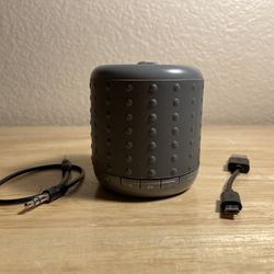 Portable Grey Shock Proof Bluetooth and AUX Speaker 
